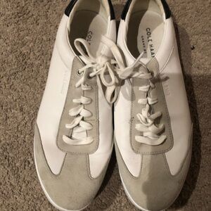 Cole Haan Men's White and Gray Sneakers